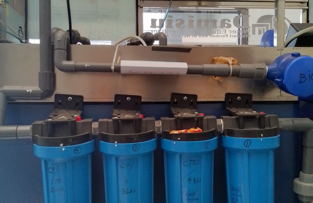 Galon air bio energy heksagonal di Depot Alma Bandung